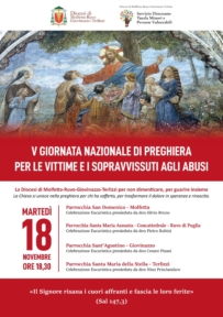 LA DIOCESI DI MOLFETTA-RUVO-GIOVINAZZO-TERLIZZI CELEBRA LA V GIORNATA NAZIONALE DI PREGHIERA PER LE VITTIME E I SOPRAVVISSUTI AGLI ABUSI