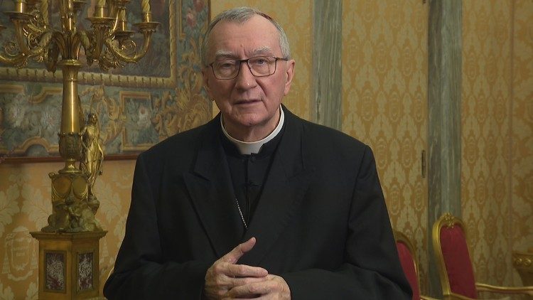 IL SEGRETARIO DI STATO VATICANO PIETRO PAROLIN PRESENTA LA 37ESIMA EDIZIONE DELLA GIORNATA MONDIALE DELLA GIOVENT IN CORSO DI SVOLGIMENTO A LISBONA IN PORTOGALLO