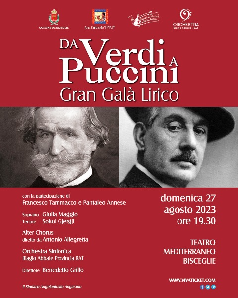 LORCHESTRA BIAGIO ABBATE DELLA PROVINCIA BAT ESEGUIR IL CONCERTO AL TRAMONTO, GIUNTO ALLA TERZA EDIZIONE DEDICATO AI GRANDI COMPOSITORI VERDI E PUCCINI
