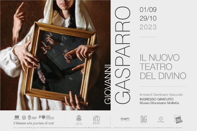 SI INAUGURANO I NUOVI AMBIENTI DEL SEMINARIO VESCOVILE ANNESSI AL MUSEO DIOCESANO DI MOLFETTA CON UNA MOSTRA DELL'ARTISTA GIOVANNI GASPARRO DAL TITOLO 