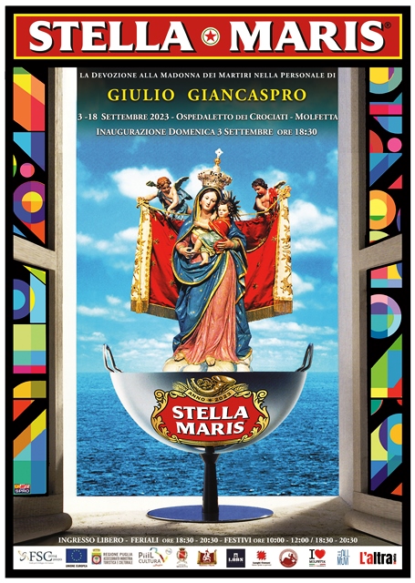ALLOSPEDALETTO DEI CROCIATI PERSONALE DELLARTISTA MOLFETTESE GIULIO GIANCASPRO DEDICATA ALLA DEVOZIONE DELLA MADONNA DEI MARTIRI: STELLA MARIS