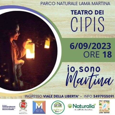 IO SONO MARTINA: SPETTACOLO TEATRALE E VISITA GUIDATA AL PARCO NATURALE LAMA MARTINA