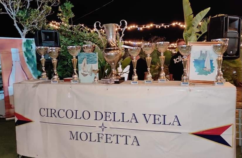 SI  DISPUTATO DOMENICA 24 SETTEMBRE IL XV TROFEO DEL CIRCOLO DELLA VELA DI MOLFETTA. IL TROFEO CHALLENGE SE LO AGGIUDICA IL CIRCOLO NAUTICO IPPOCAMPO