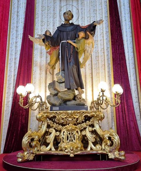 GLI APPUNTAMENTI NELLA BASILICA DELLA MADONNA DEI MARTIRI PER CELEBRARE, MERCOLED 4 OTTOBRE, LA FESTA DI SAN FRANCESCO DASSISI