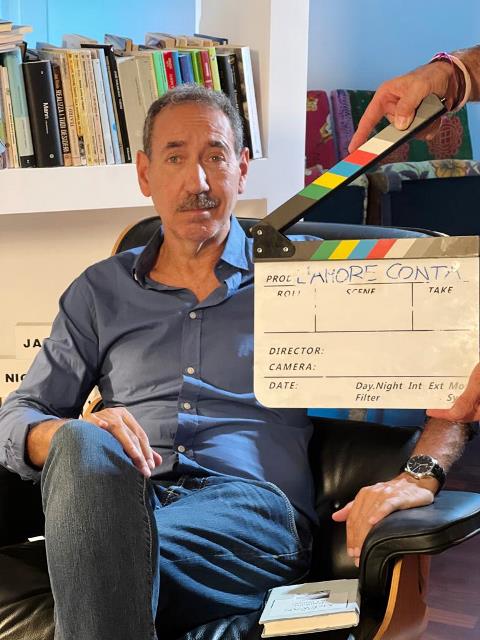 MINGO DE PASQUALE  IL PROTAGONISTA PRINCIPALE DEL CORTOMETRAGGIO LAMORE CONTA, REALIZZATO PER SENSIBILIZZARE LE NUOVE GENERAZIONI SULLA PROBLEMATICA DELL'AMORE MALATO