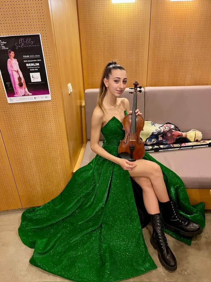 PREMIO SANTA CECILIA ALLA VIOLINISTA MOLLY SALVEMINI