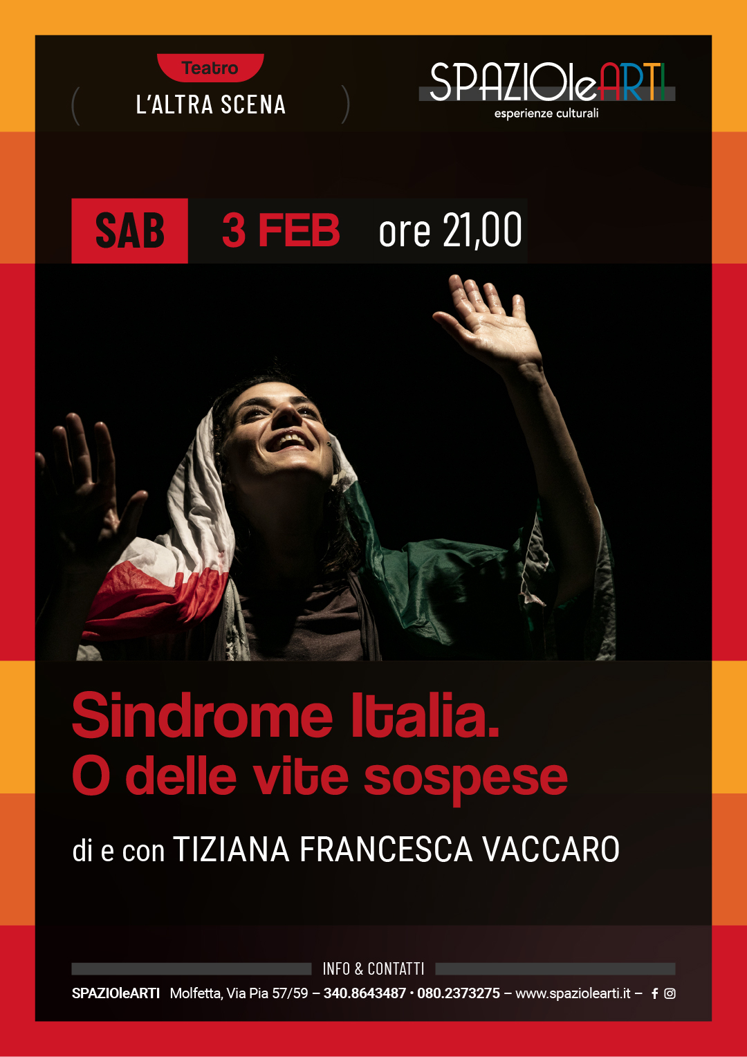 A SPAZIOleARTI IN SCENA LO SPETTACOLO 