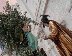 PRIMA SETTIMANA DI QUARESIMA, IL RITO DELLA FRASCA PER IL CRISTO NELL'ORTO