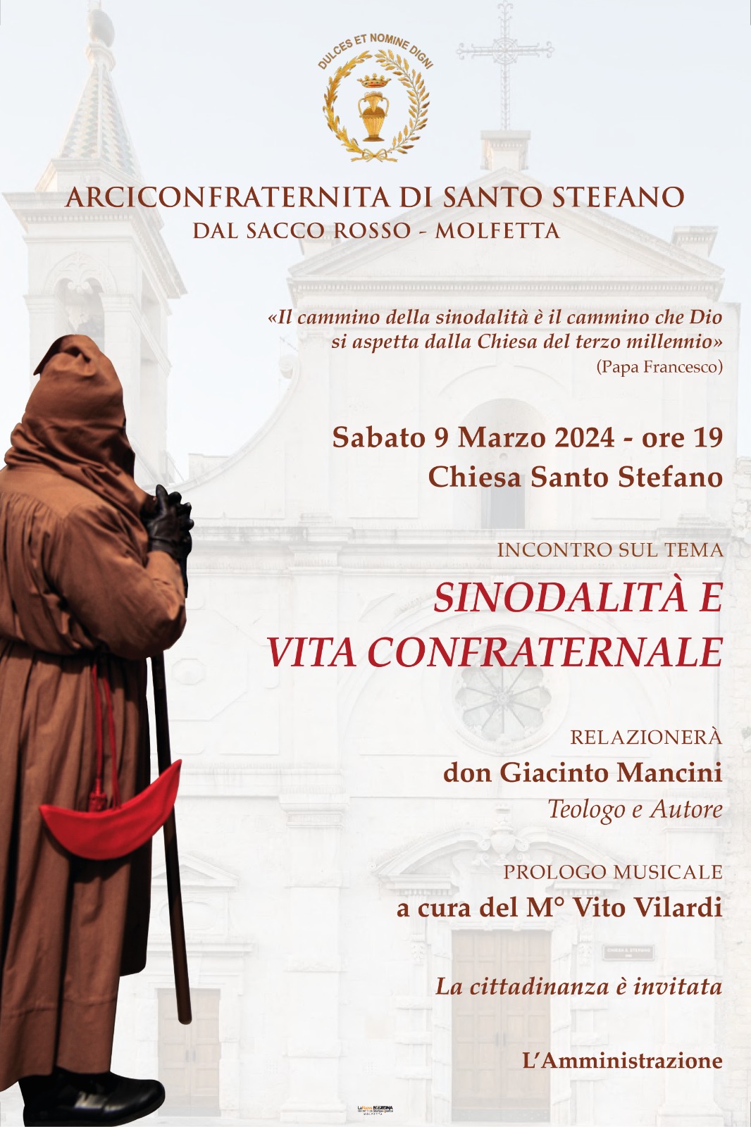SINODALITA' E VITA CONFRATERNALE: UN INCONTRO DELL'ARCICONFRATERNITA DI  S STEFANO