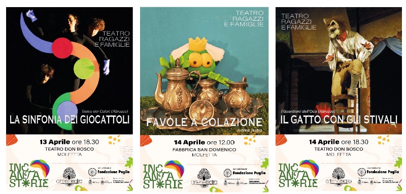 SONO TRE GLI APPUNTAMENTI DI ARTE E TEATRO IN CALENDARIO IN QUESTO WEEKEND PER LA RASSEGNA INCANTASTORIE FESTIVAL DI TEATRO E NATURA!