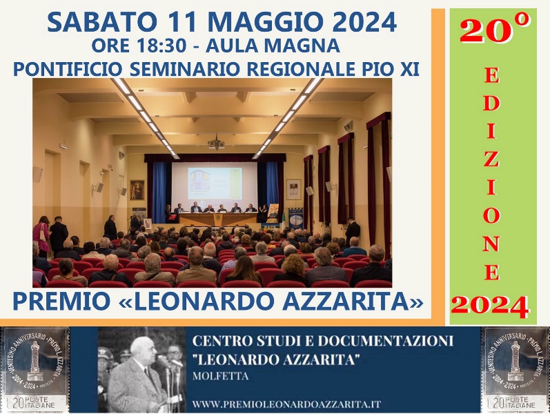 PREMIO AZZARITA: FERVONO I PREPARATIVI CON TANTISSIMI OSPITI E AUTORITA'