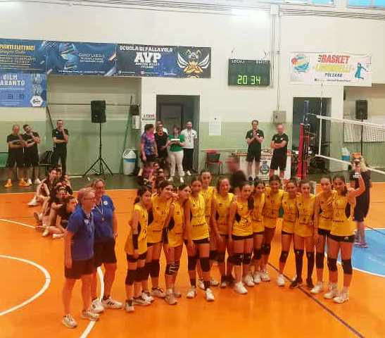TERZO POSTO ALLA FINALE REGIONALE DELLUNDER 13 FEMMINILE (6VS6) PER L'ASDAM PEGASO '93 MOLFETTA
