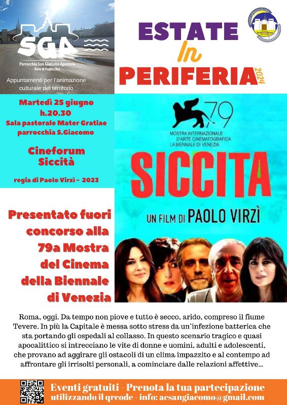 COMINCIA OGGI, MARTEDI' 25 GIUGNO, LA RASSEGNA 