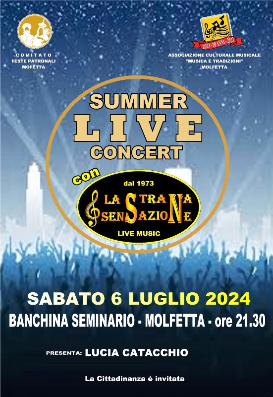 SABATO 6 LUGLIO ALLA BANCHINA SEMINARIO CONCERTO DELLO STORICO GRUPPO MUSICALE 