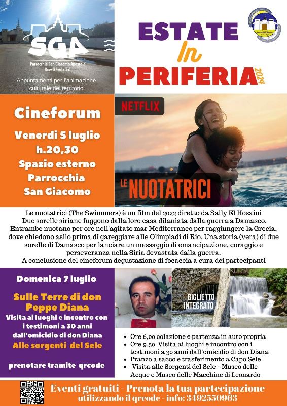 DOPPIO APPUNTAMENTO, VENERDI' 5 E DOMENICA 7 LUGLIO, PER LA RASSEGNA 