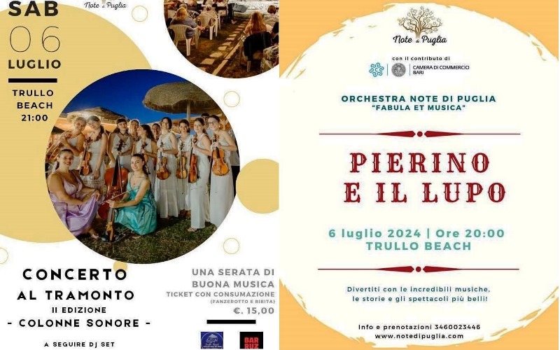 PRIMO APPUNTAMENTO, SABATO 6 LUGLIO, DELLA SECONDA EDIZIONE DELL'EVENTO 