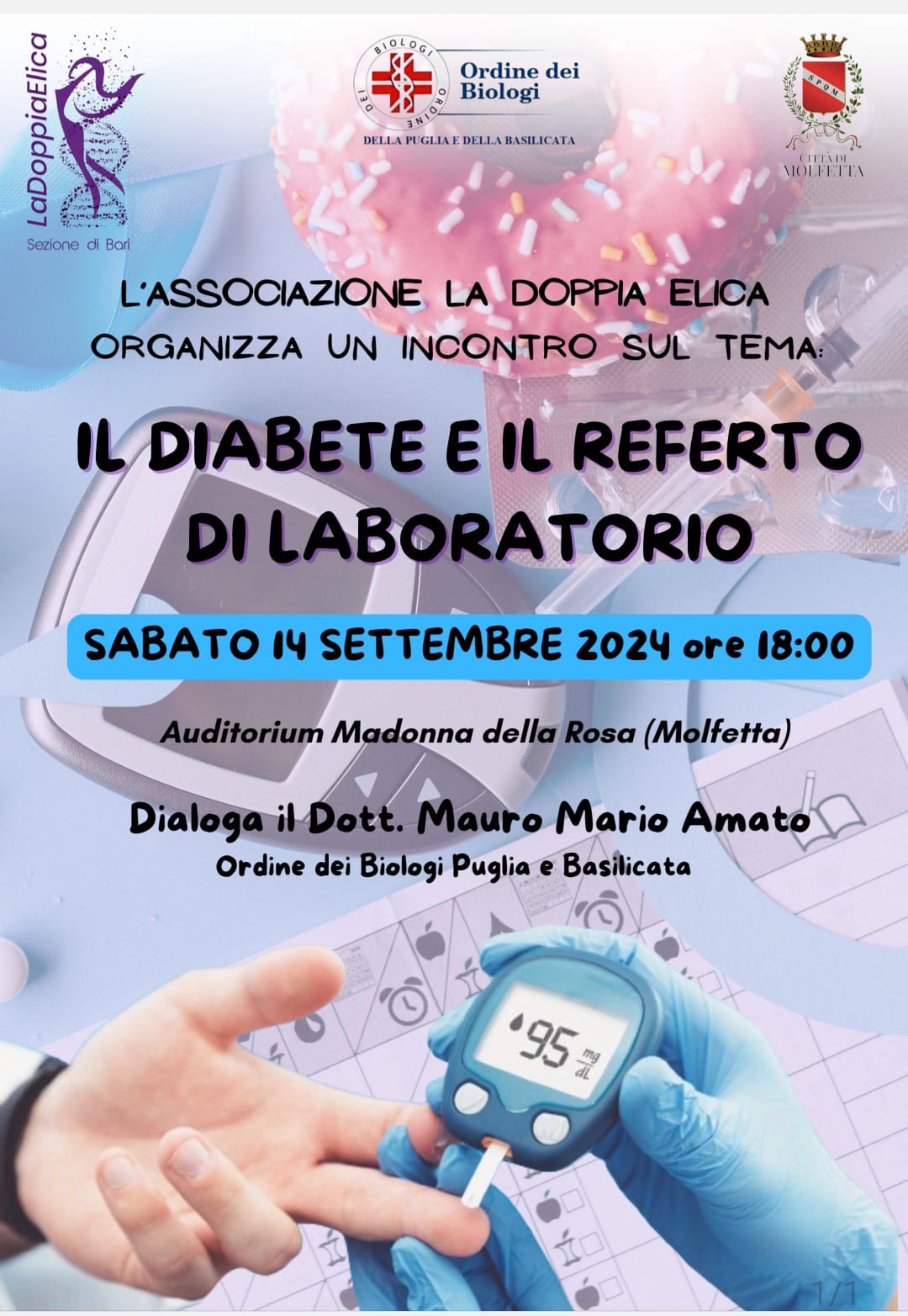 L'ASSOCIAZIONE LA DOPPIA ELICA SEZIONE DI BARI ORGANIZZA UN INCONTRO PUBBLICO SUL TEMA: 