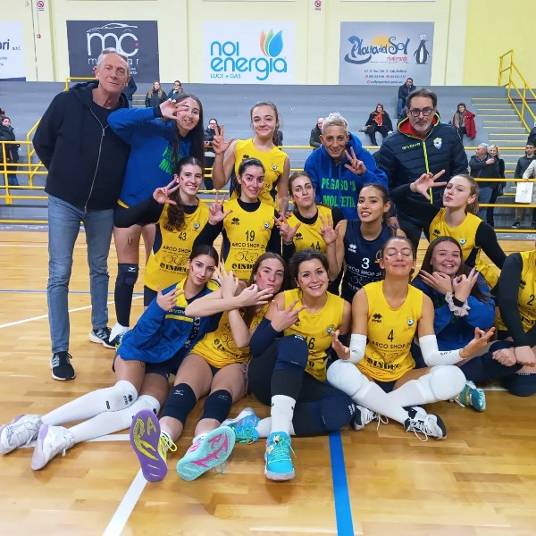 TRASFERTA IN TERRA DAUNA PER LASDAM PEGASO 93 MOLFETTA NELLA SETTIMA GIORNATA DEL CAMPIONATO DI PALLAVOLO FEMMINILE DI SERIE D