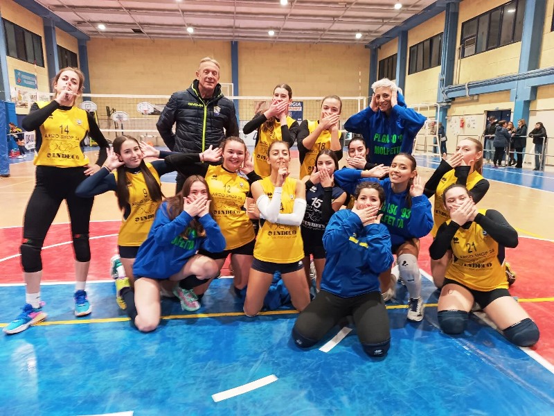 LASDAM PEGASO 93 MOLFETTA OTTIENE LA SESTA VITTORIA CONSECUTIVA PER 3-0 E CONQUISTA IL PRIMO POSTO SOLITARIO IN CLASSIFICA