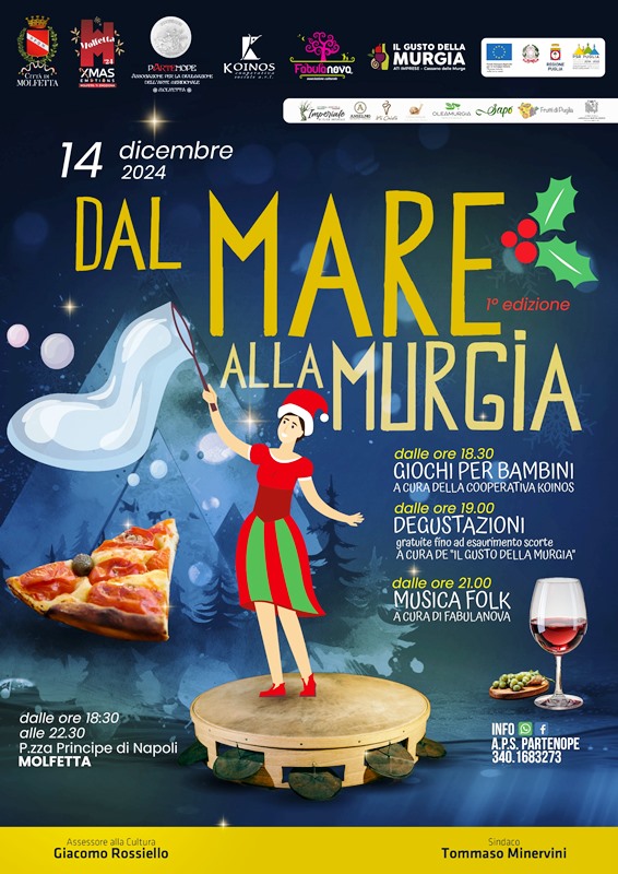 PRIMA EDIZIONE A MOLFETTA DELLA MANIFESTAZIONE DAL MARE ALLA MURGIA