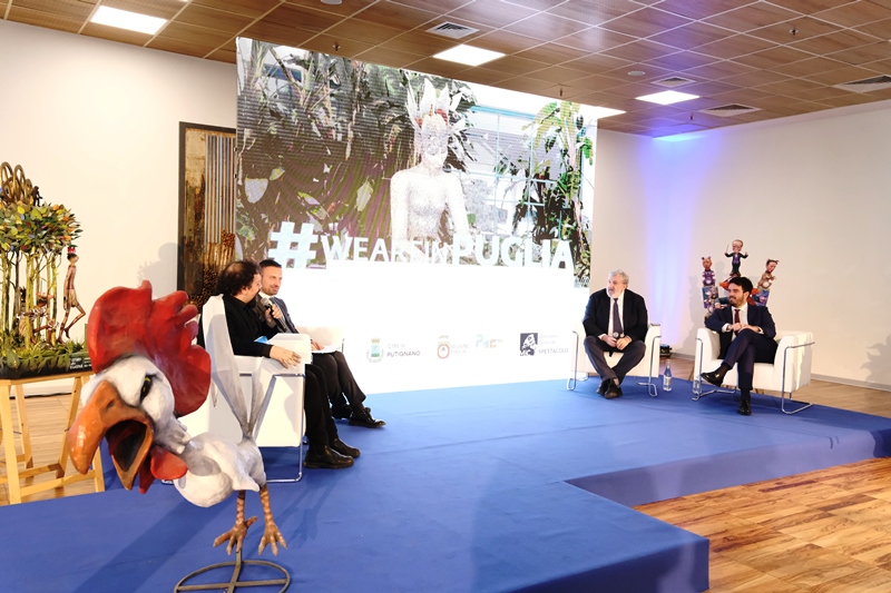 PRESENTATA LA 631ESIMA EDIZIONE DEL CARNEVALE DI PUTIGNANO PRESSO LA SALA DEGLI ULIVI DELLAEROPORTO INTERNAZIONALE KAROL WOJTYLA DI BARI