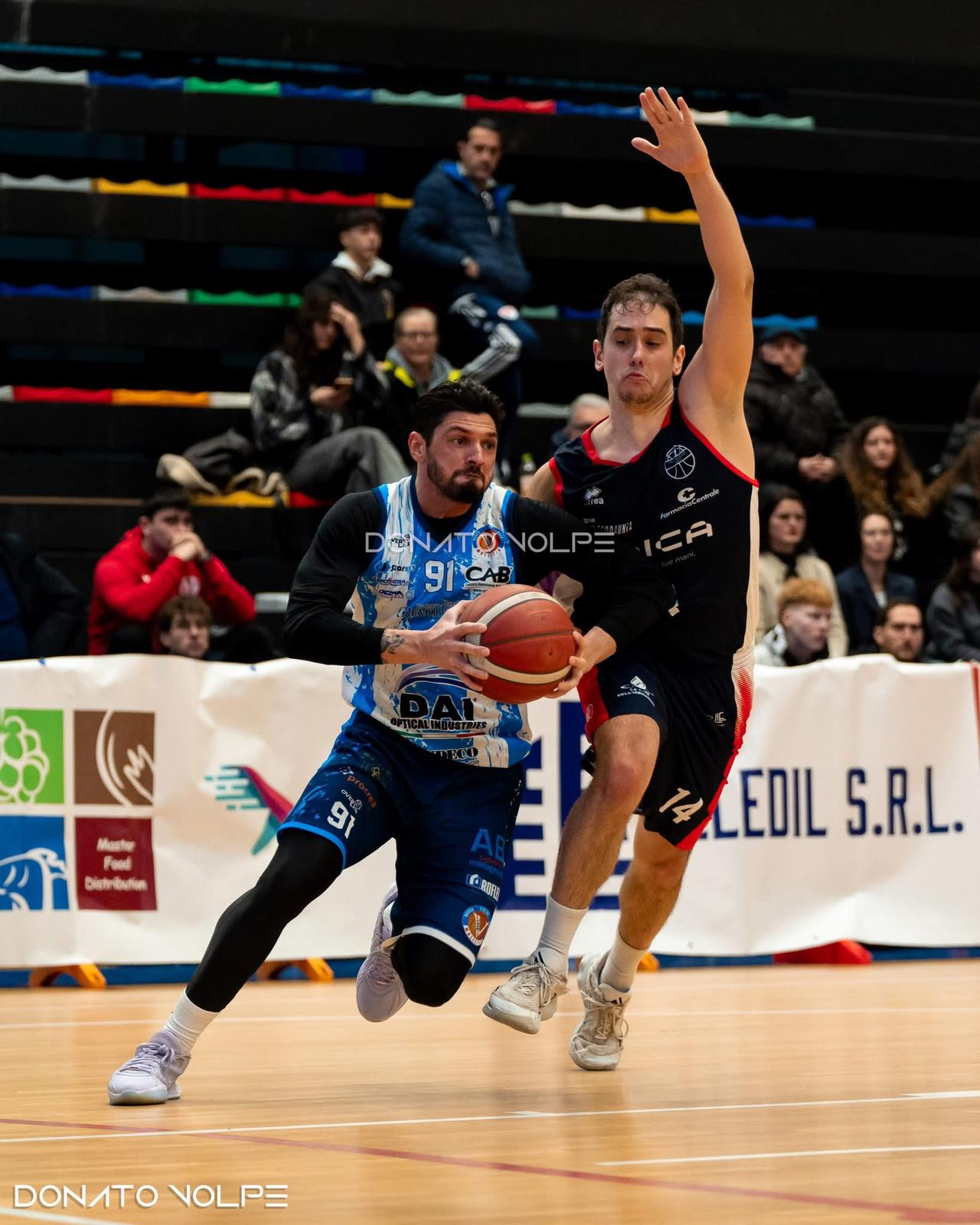 VITTORIA IN TRASFERTA PER LA DAI OPTICAL VIRTUS BASKET MOLFETTA. AL PALAMAZZOLA DI TARANTO SI IMPONE PER 67-94 CONTRI IL CUS JONICO