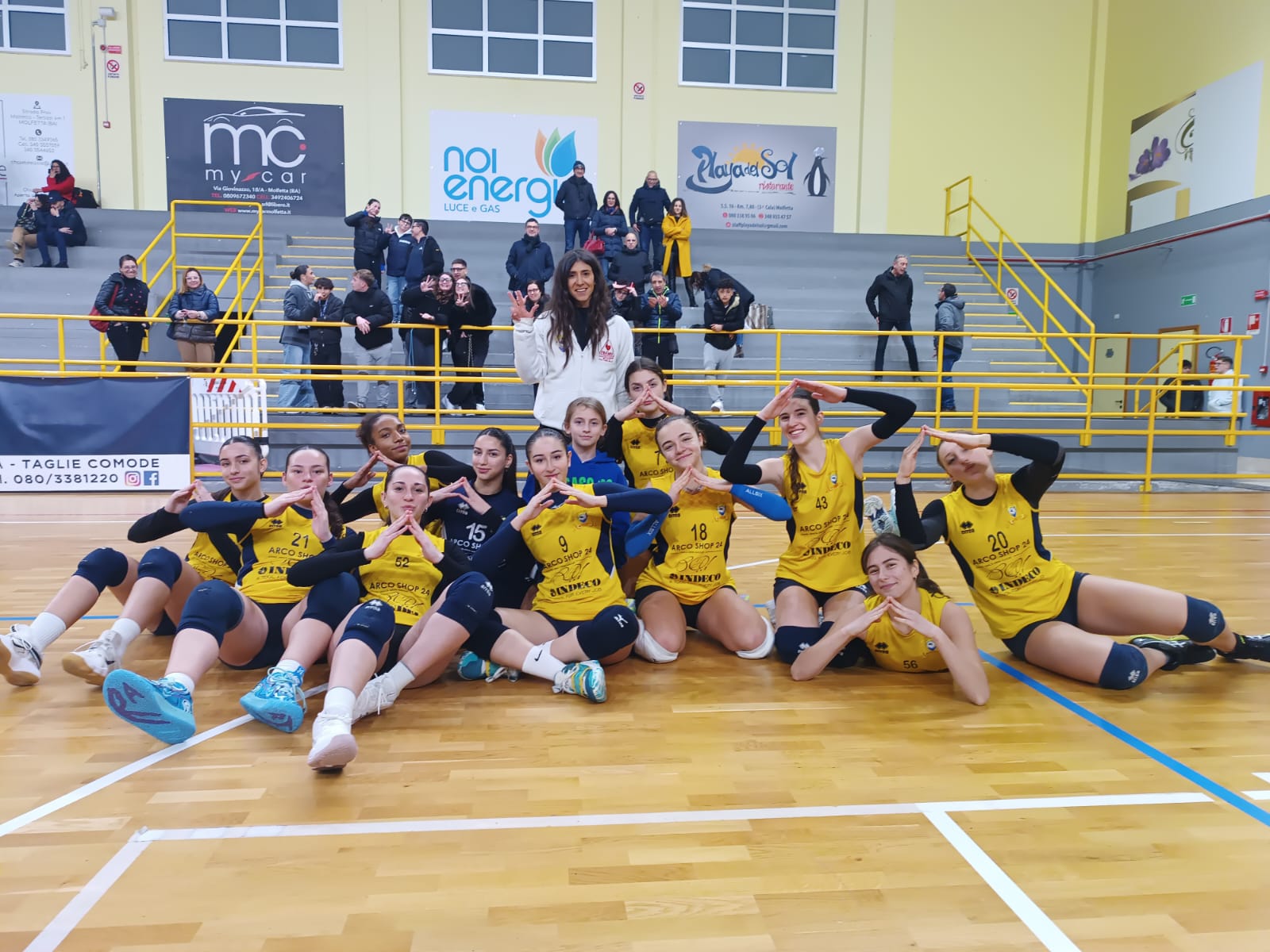 LUNDER 18 DELLASDAM PEGASO 93 MOLFETTA CHIUDE LA FASE REGOLARE AL PRIMO POSTO CON OTTO VITTORIE SU OTTO GARE E SENZA PERDERE UN SET