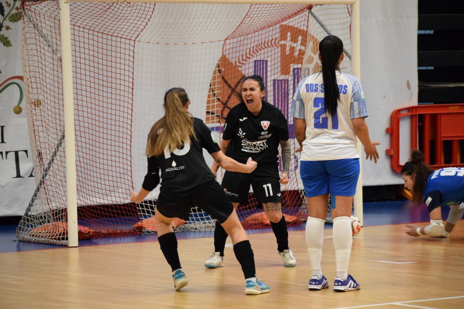 IL CUORE DELLA FEMMINILE MOLFETTA BATTE FORTE, 4-3 ALLATLETICO FOLIGNO AL TERMINE DI UNA PARTITA PAZZA