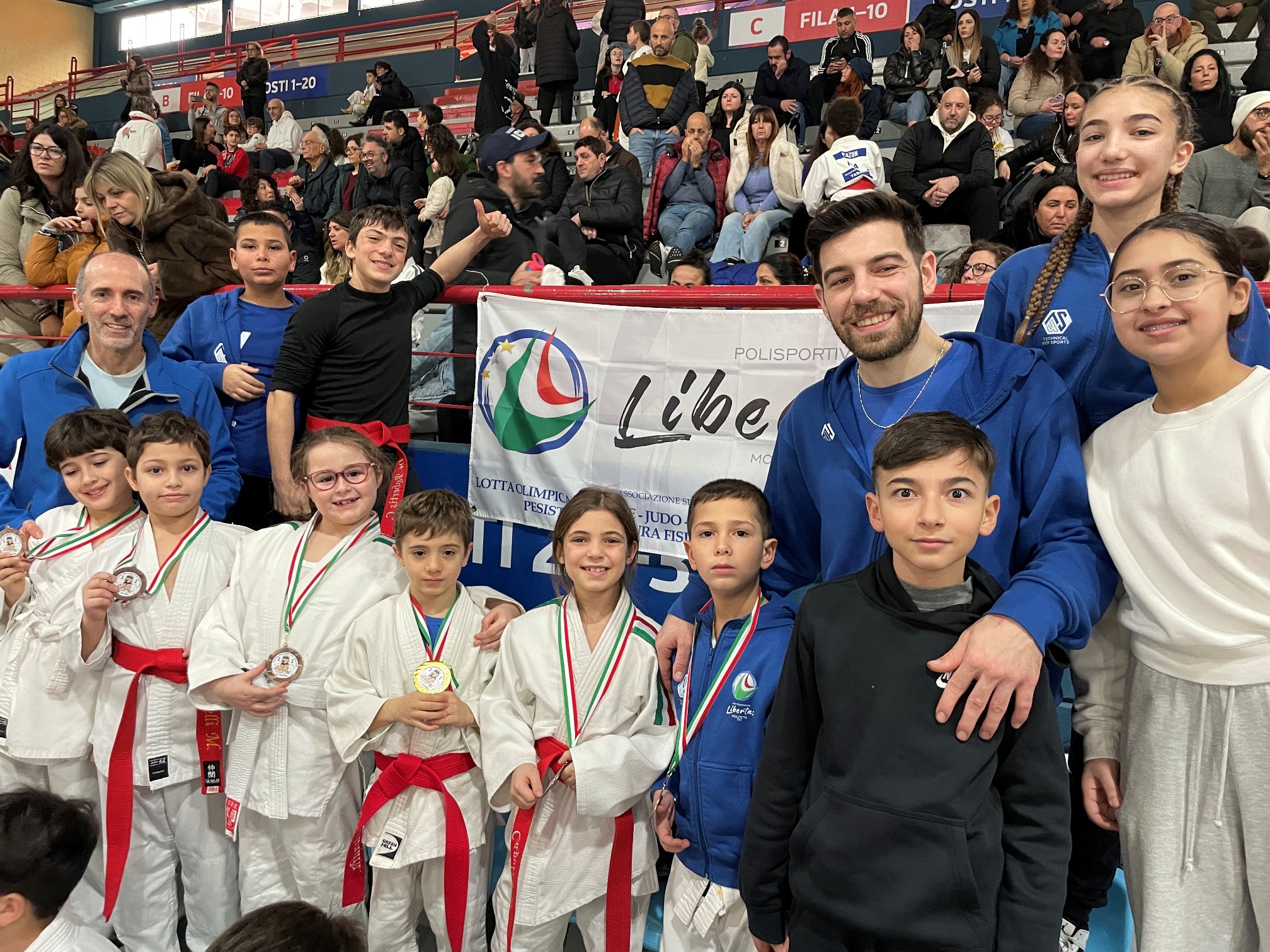 AL TROFEO NAZIONALE CITT DI BARI BRILLANTI RISULTATI NEL SETTORE JUDO PER LA POLISPORTIVA LIBERTAS MOLFETTA