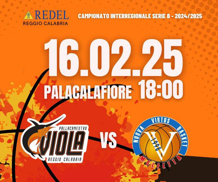 INIZIA LA SECONDA FASE DELLA STAGIONE PER LA DAI OPTICAL VIRTUS BASKET MOLFETTA. PRIMA GIORNATA DEI PLAY-IN GOLD CON LA TRASFERTA A REGGIO CALABRIA