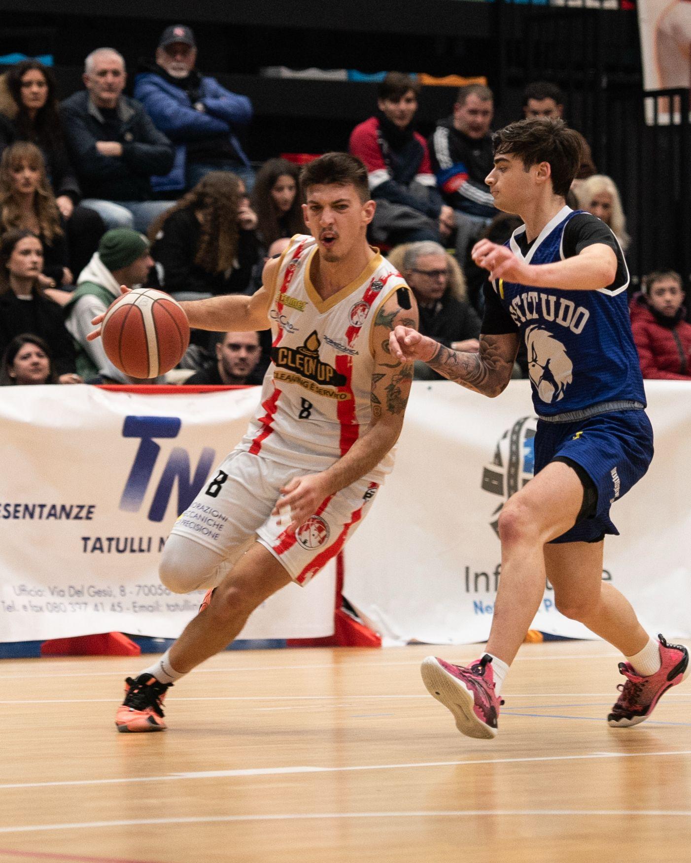 VITTORIA SOFFERTA DELLA CLEAN UP MOLFETTA CONTRO LA FORTITUDO TRANI NELLA SESTA GIORNATA DI RITORNO DEL CAMPIONATO DI SERIE C