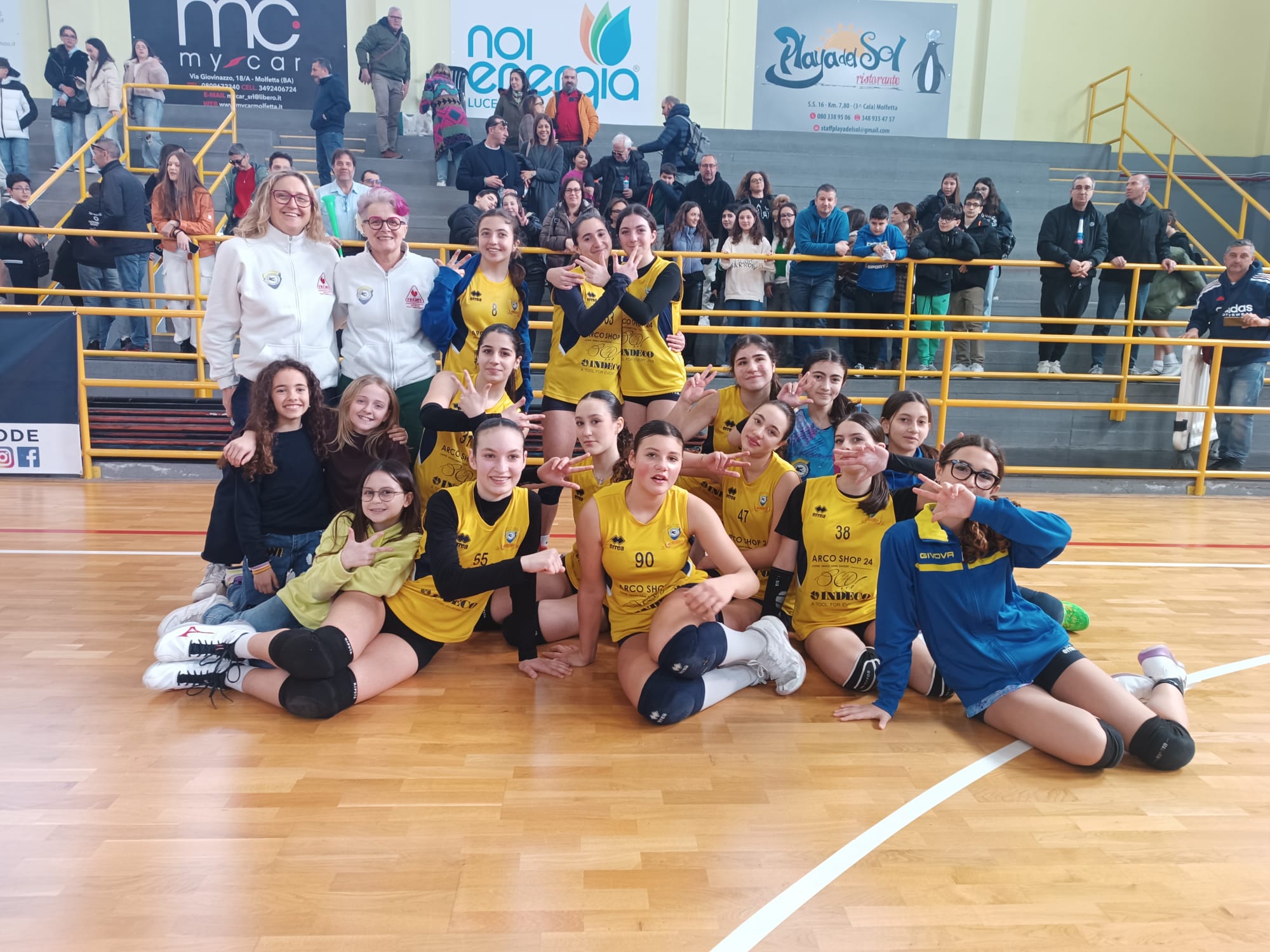 SI GIOCA DOMENICA 16 MARZO AL PALAPANUNZIO DI VIA GIOVINAZZO LA SEMIFINALE TRA LUNDER 14 DELLASDAM PEGASO 93 MOLFETTA CONTRO LE PARI ET DELL'ALTAMURA