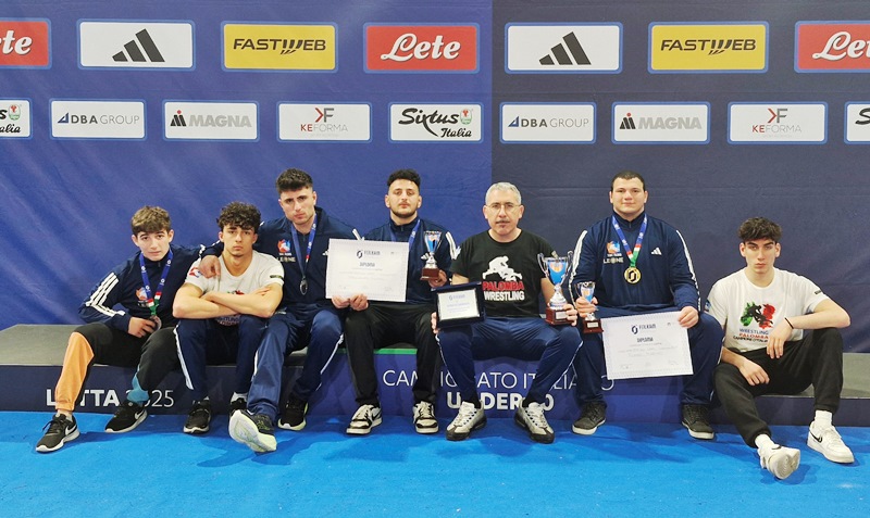 IL TEAM PALOMBA FRANCESCO SI CONFERMA VICE CAMPIONE ITALIANO DI LOTTA LIBERA AI CAMPIONATI ITALIANI UNDER 20