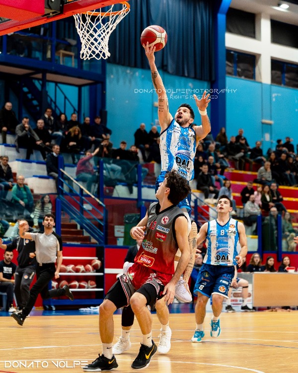 SCONFITTA IN SICILIA PER LA DAI OPTICAL VIRTUS BASKET MOLFETTA CONTRO PIAZZA ARMERINA