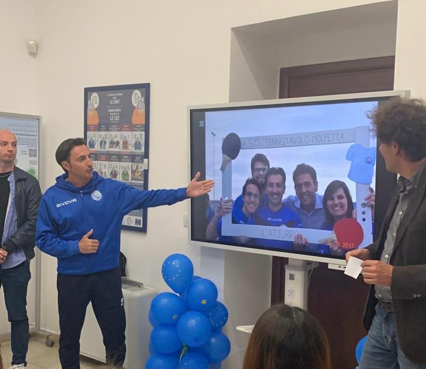 CON IL PROGETTO TOP SPIN LA.S.D. TENNISTAVOLO LAZZURRO MOLFETTA PARTECIPER ALLERASMUS+ 2025 MOBILIT DEL PERSONALE NEL CAMPO DELLO SPORT