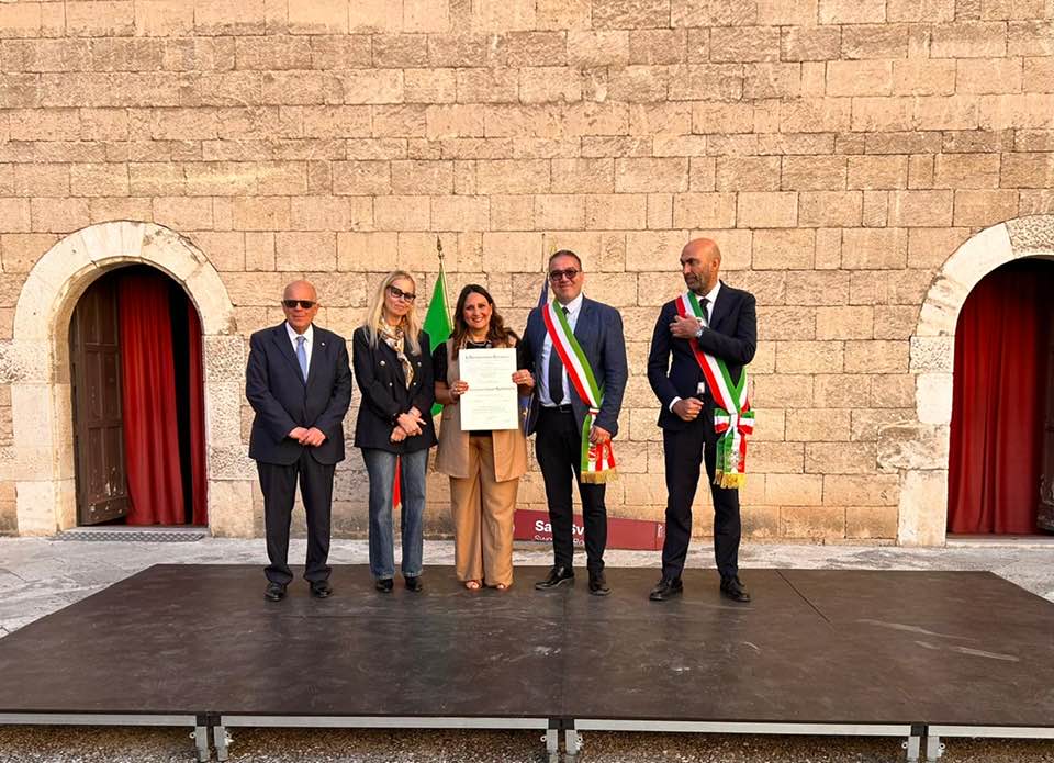 ESTER SPADAVECCHIA NOMINATA CAVALIERE ORDINE AL MERITO DELLA REPUBBLICA ITALIANA