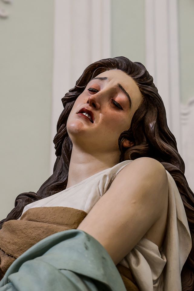 IL 22 LUGLIO NELLA CHIESA DEL PURGATORIO LA FESTA DI SANTA MARIA MADDALENA PATRONA DELL'ARCICONFRATERNITA DELLA MORTE
