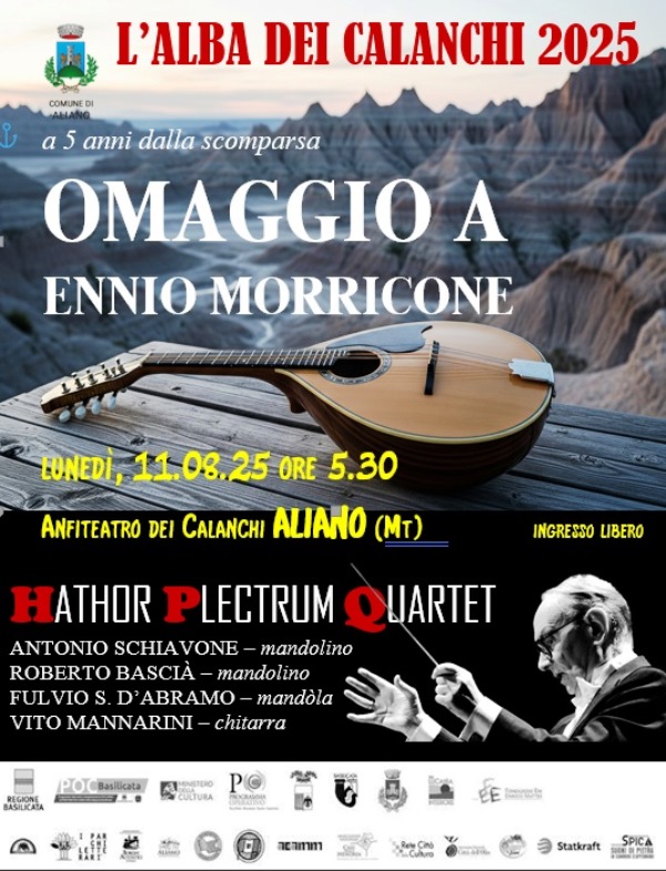 IL MANDOLISTA MOLFETTESE FULVIO S. D'ABRAMO PROTAGONISTA DELL'ALBA DEI CALANCHI CON IL QUARTETTO A PLETTRO PUGLIESE HPQ