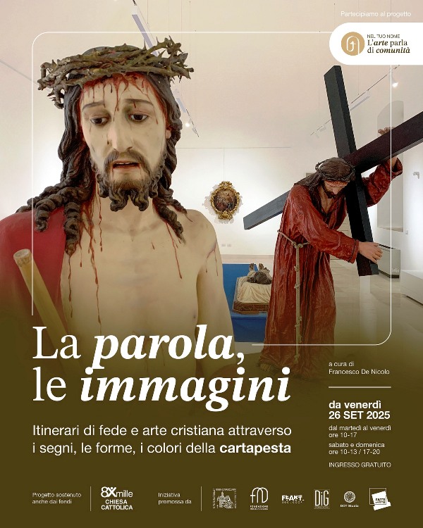 DA VENERD 26 SETTEMBRE IL MUSEO DIOCESANO DI MOLFETTA PROPONE LINIZIATIVA LA PAROLA, LE IMMAGINI