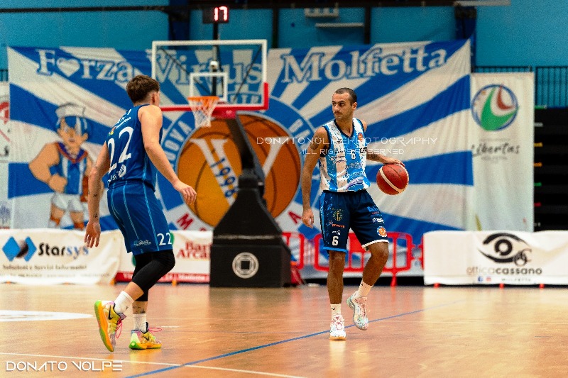 DARE CONTINUIT ALLULTIMA PRESTAZIONE DELLA DAI OPTICAL VIRTUS BASKET MOLFETTA CON LA GARA CASALINGA CONTRO MESSINA