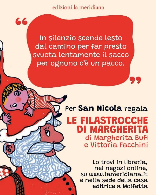 IN OCCASIONE DELLIMMINENTE FESTA DI SAN NICOLA, NATURALIA LA CITTA' DEI BAMBINI ORGANIZZA PER OGGI MERCOLED 3 DICEMBRE DUE LABORATORI