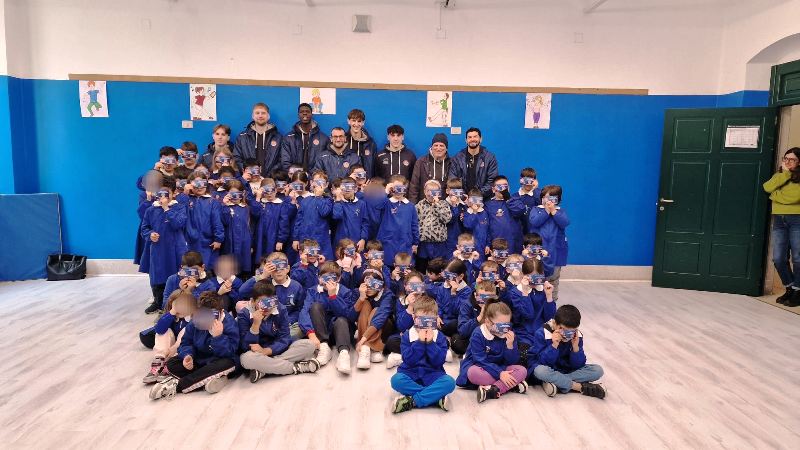 LA VIRTUS BASKET MOLFETTA INCONTRA GLI ISTITUTI SCOLASTICI DELLA CITT PER PROMUOVERE IL BASKET TRA I BAMBINI E GIOVANISSIMI