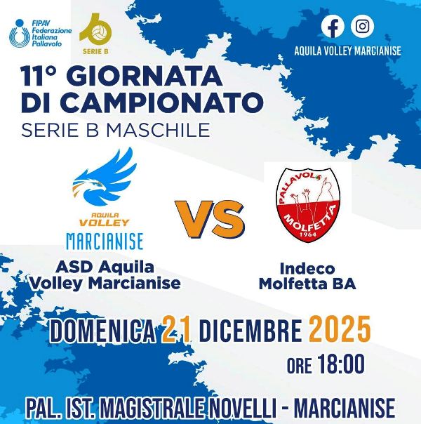 TRASFERTA IN CAMPANIA, A MARCIANISE, PER L�INDECO MOLFETTA, PER L�ULTIMA GARA DI QUESTO 2025