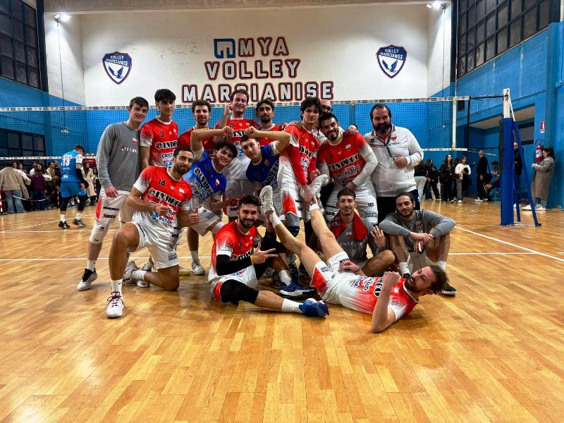 VITTORIA SOFFERTA AL TIE BREAK PER L�INDECO MOLFETTA NELLA DIFFICILE TRASFERTA CONTRO IL MARCIANISE