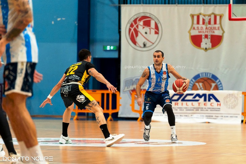 LA DAI OPTICAL VIRTUS BASKET MOLFETTA RIPRENDE LA CORSA: AL PALAPOLI HA SCONFITTO IL BARCELLONA POZZO DI GOTTO PER 76-73