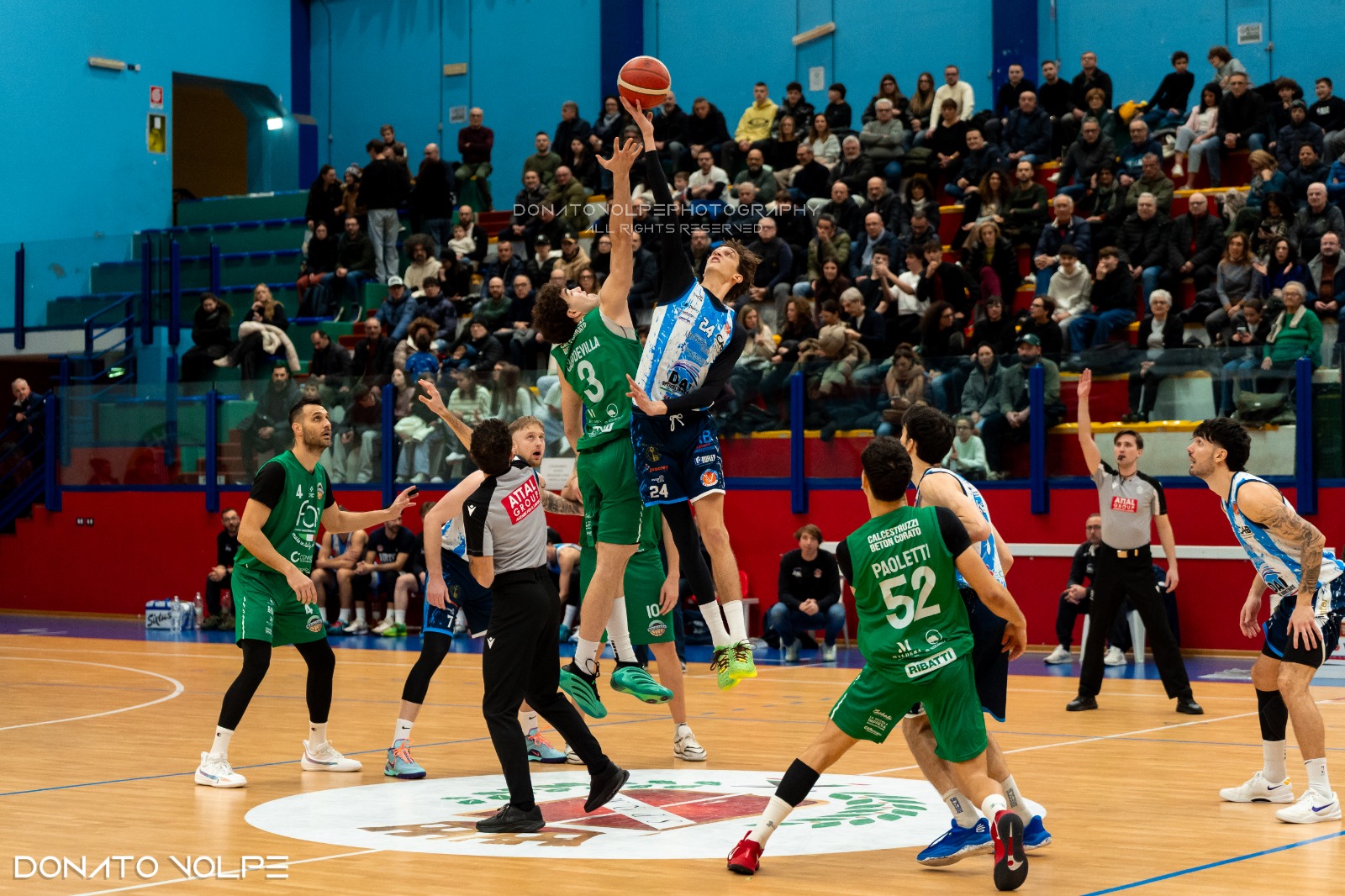 IL DERBY E' ANCORA CIANCOAZZURRO: LA VIRTUS BASKET MOLFETTA BATTE AL PALAPOLI IL CORATO