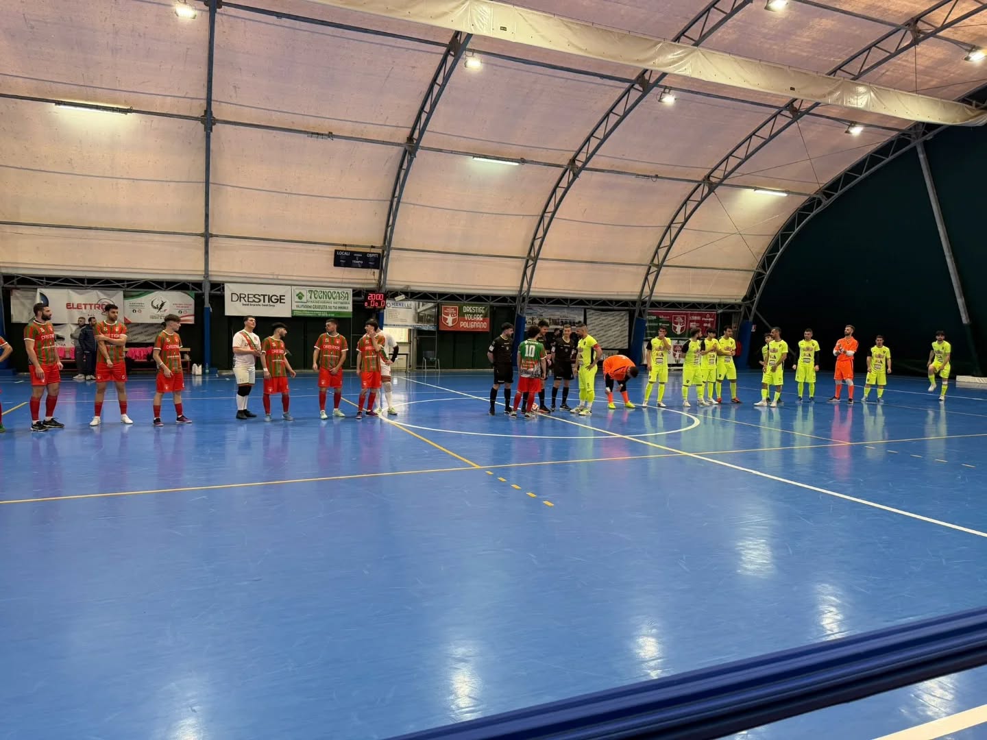 TRA IL REAL MOLFETTA C5 E IL POLIGNANO FINISCE IN PARITA'