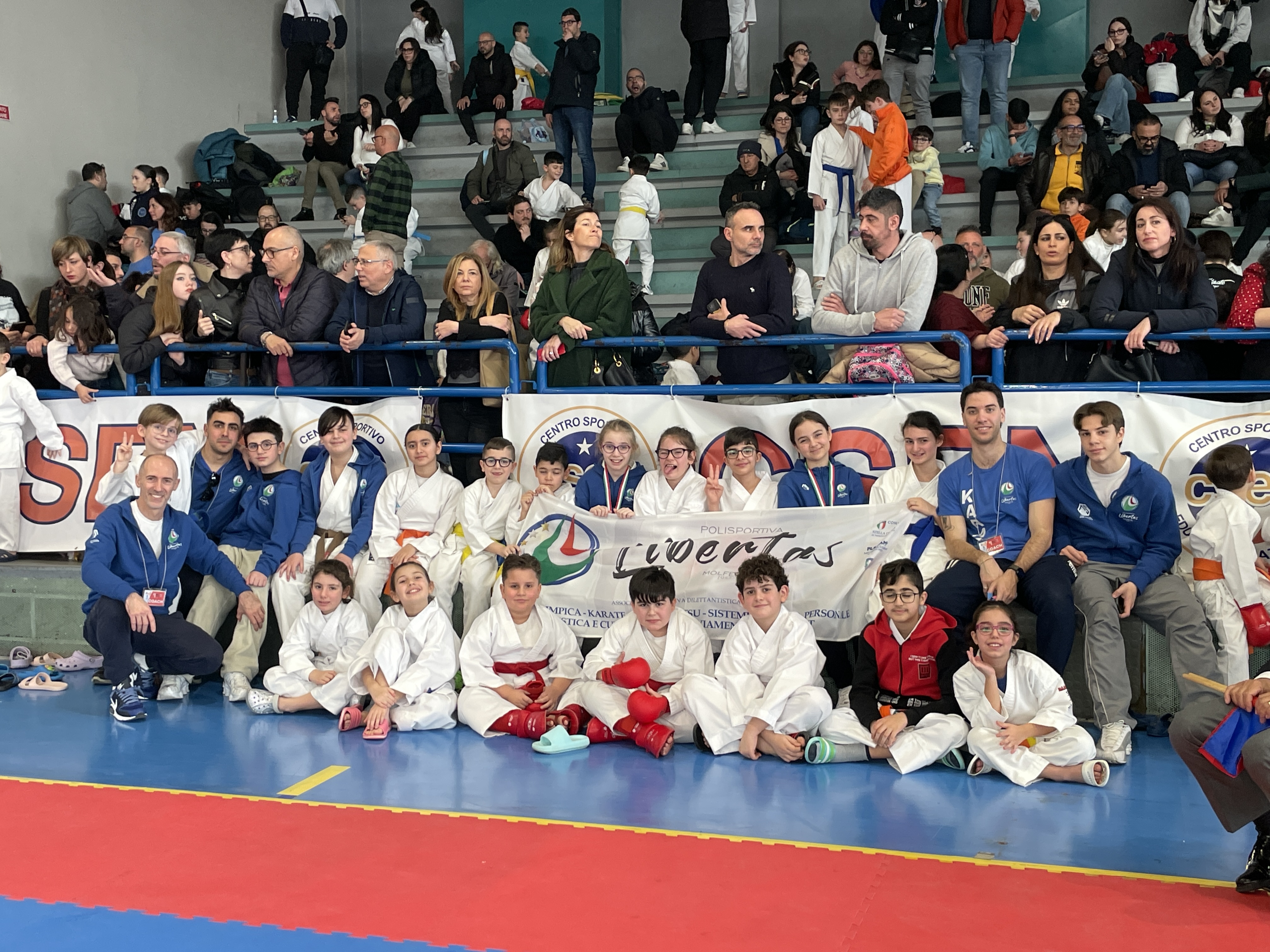 LOTTA, LA POLISPORTIVA LIBERTAS MOLFETTA PROTAGONISTA A TARANTO 