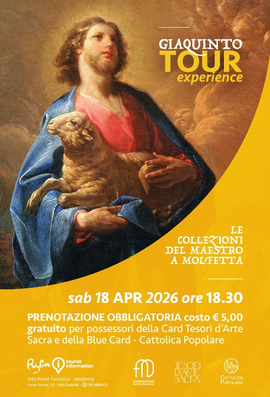 A 260 ANNI DALLA SCOMPARSA DEL MAESTRO DEL ROCOC�, CORRADO GIAQUINTO, LA FONDAZIONE MUSEO DIOCESANO ORGANIZZA IL GIAQUINTO TOUR EXPERIECE