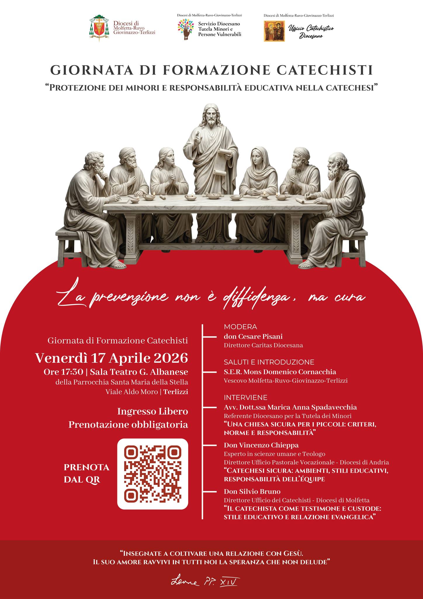 SULL'HOME PAGE DEL SITO WEB DEL SERVIZIO NAZIONALE TUTELA MINORI E' INSERITA L'INIZIATIVA DELLA DIOCESI DI MOLFETTA-RUVO-GIOVINAZZO-TERLIZZI 